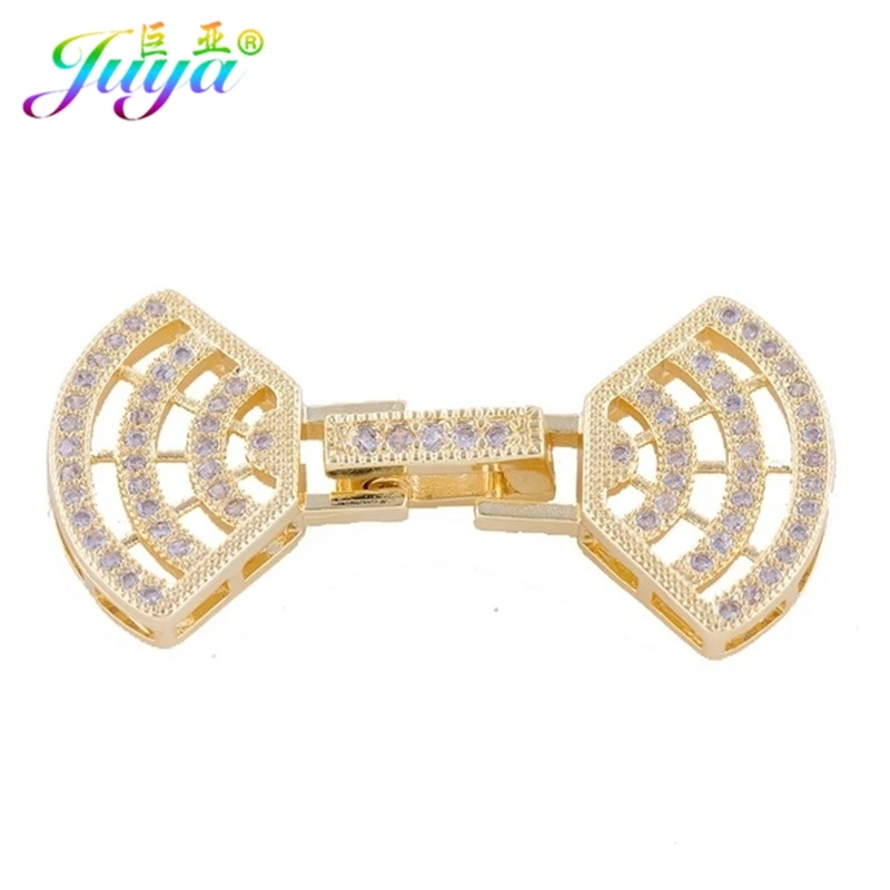 Juya DIY Beadwork Jewelry Components Fastener Connector Lock Buckle Clasps For Handmade Beads Pearls Needlework Jewerly Making