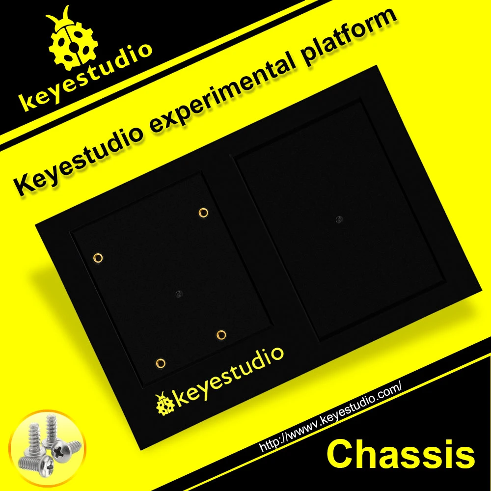 1PCS Keyestudio ABS Experimental Platform Base-Plate for UNO R3 holder+breadboard/MEGA 2560 holder+breadboard  Fixation