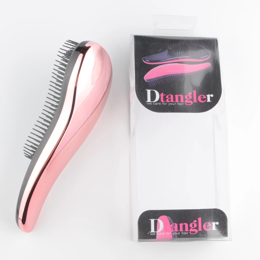 1pc  Detangling Hair Brush Handle 5 Bright colors Magic Anti-static Tangle Comb Shower Massage Comb Salon Hairdressing