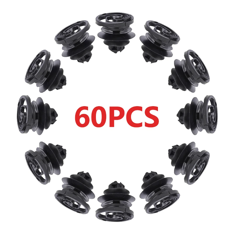 60PCS Car Door Retainer Clips Auto Fastener Clip 3B0-868-243 For VW Golf Jetta Mk4 Passat B5 Car Door Trim Panel Retainer Clips