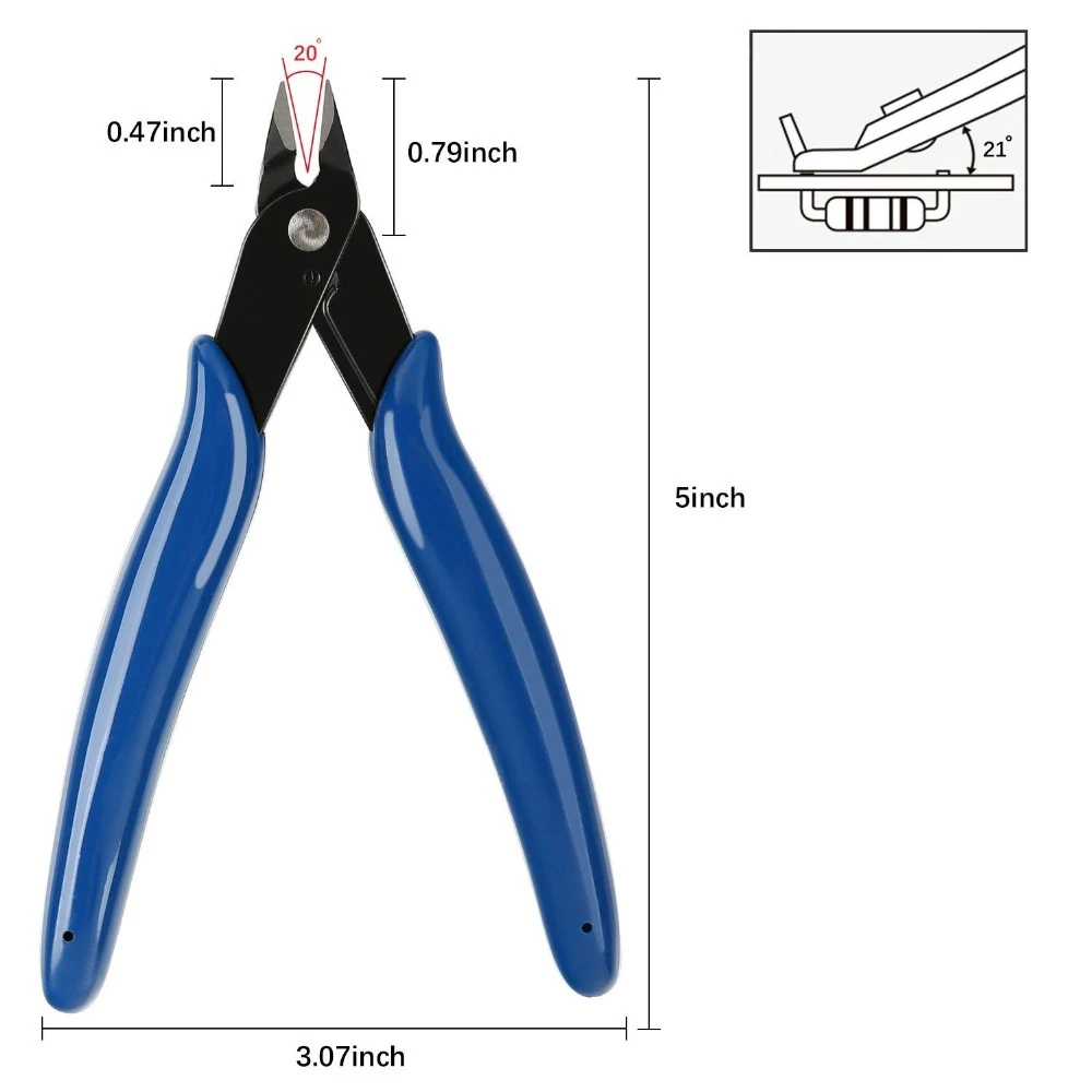 Hand Tools Practical Electrical Wire Cable Cutters Cutting Side Snips Flush Pliers Mini Pliers Hand Tools