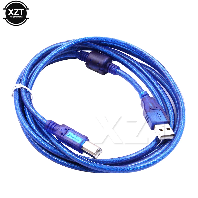 USB Extension Cable USB 2.0 Printer Cable for Smart Printer Scanners Extender Data Cord USB Type A Extension Cable 5M/3M/1.5M