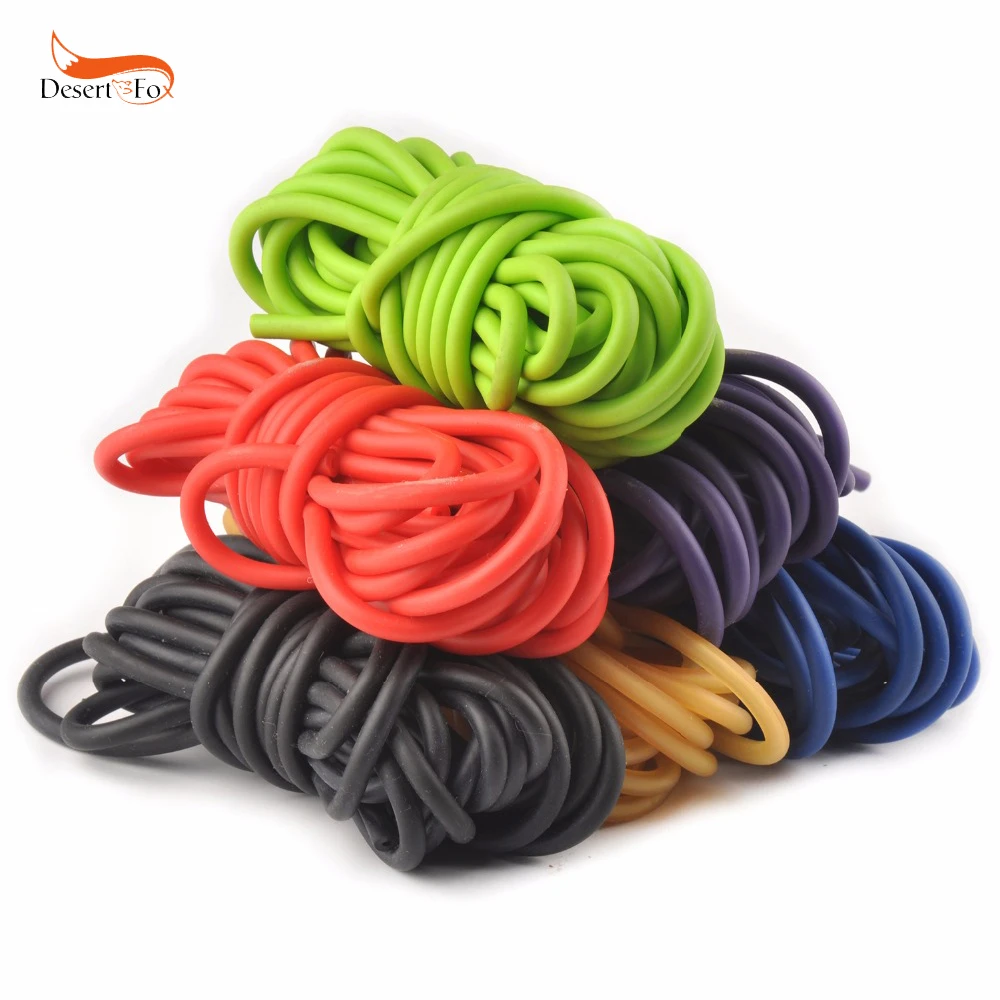 5mm*5/10m Outdoor Natural Latex Rubber Tube Stretch Elastic Slingshot Replacement Band Catapults Sling Rubber