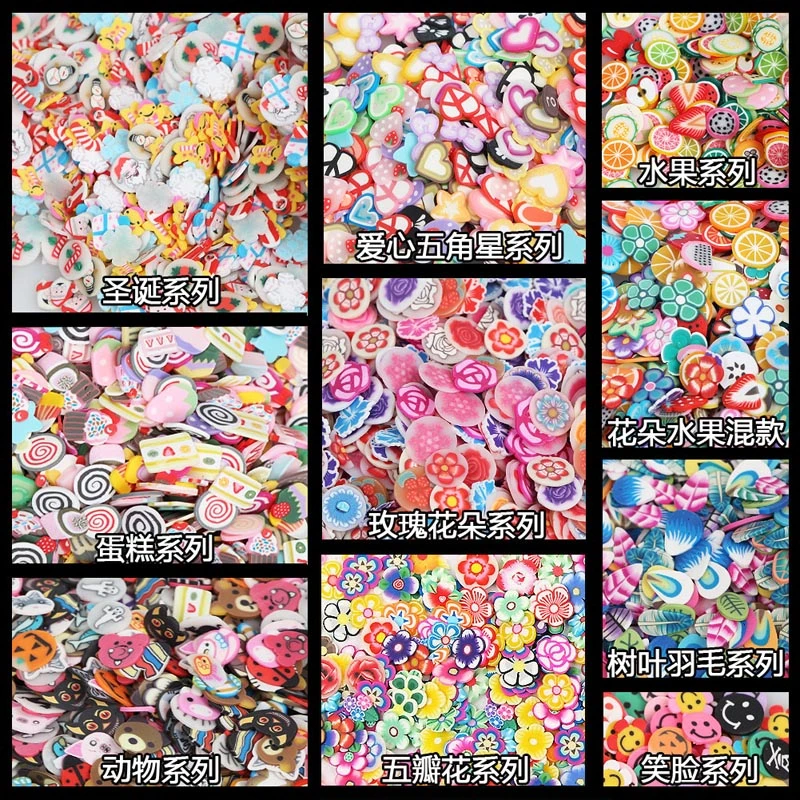 1000Pcs 5mm Mixed Clay Decoration Crafts Flatback Cabochon Scrapbooking Fit Phone Embellishments Diy Accessories