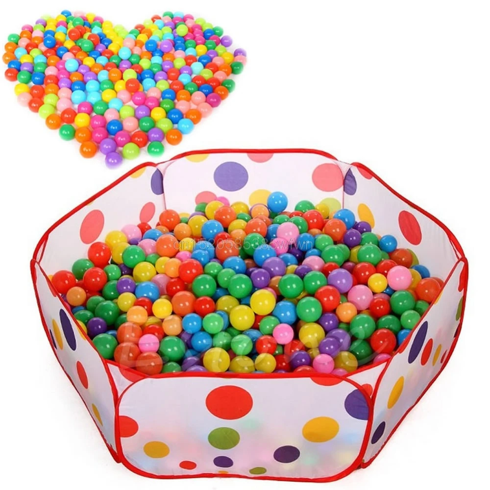 5.6cm Colorful Balls Baby Kid Secure Pit Toy Swim Soft Plastic Fun Colorful Ocean Balls 50pcs #HC6U# Drop shipping