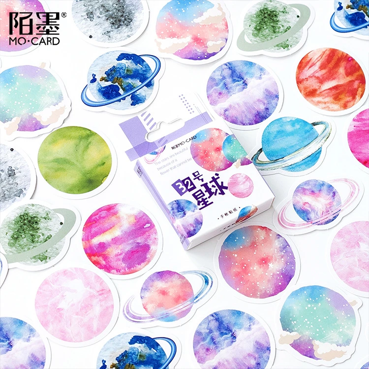 45 Pcs/pack Fun Planet Decorative Stickers Scrapbooking Stick Label Diary Stationery Album Journal Stickers