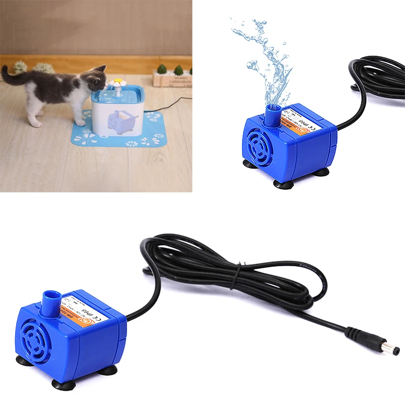 Pet Drinking Fountain Pump 3 Layers Mini Pets Drinking Fountain Pump Home Replacement Water Bowl Cat Dog Water Dispenser