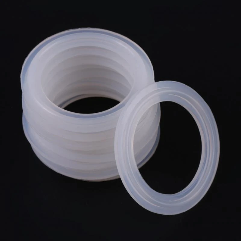 10Pcs/set 1.5in Rubber O Rings Washer Silicone Sealing Gasket Sanitary Clamp Ferrule Ring Sealing Gaskets Fittings washer gasket