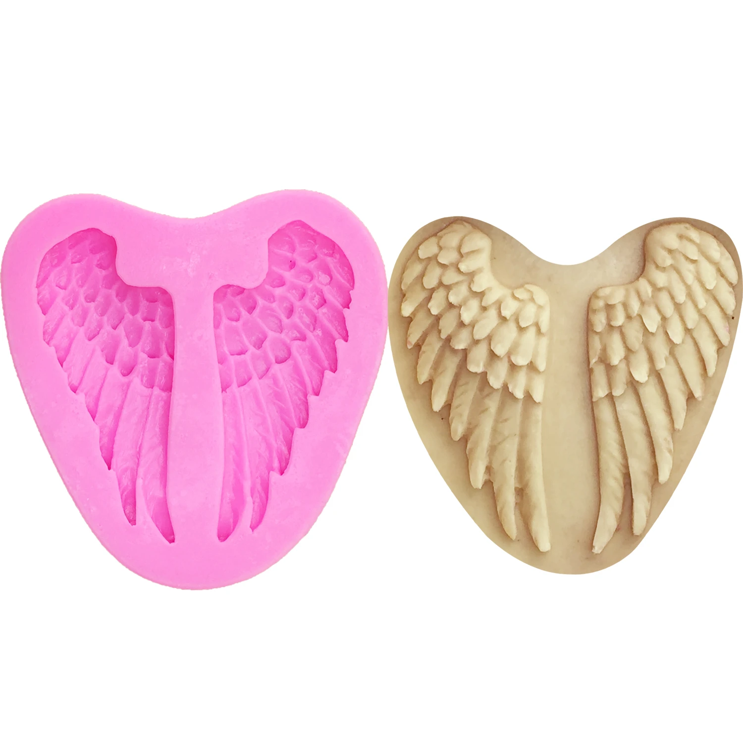M0227 Angel wings Silicone Mold Fondant Cake Decorating Tools Chocolate Gumpaste Molds, Sugarcraft, Kitchen Accessories
