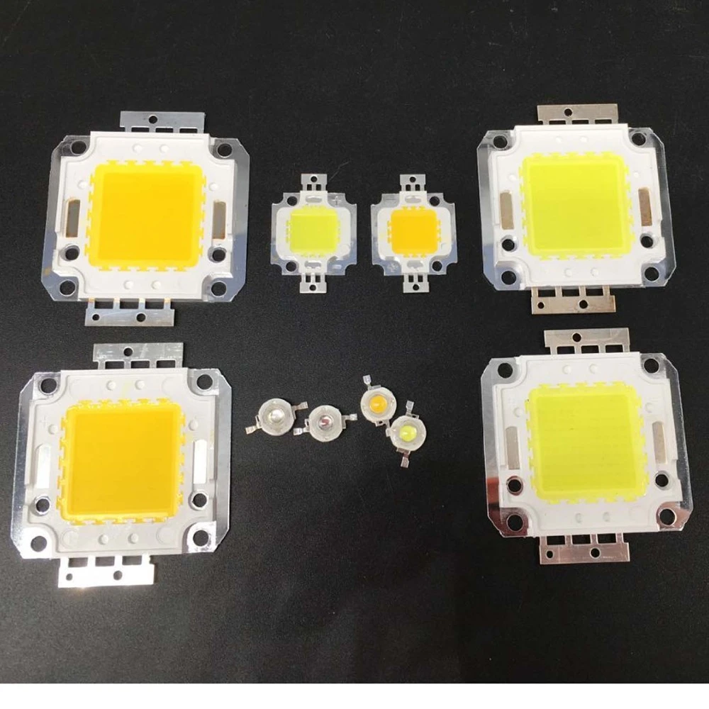 High Power LED Chip 1W 3W 5W 10W 20W 30W 50W 100W Warm Cold White Red Green Blue Yellow SMD Light Bead 1 3 5 10 20 50 100 W Watt