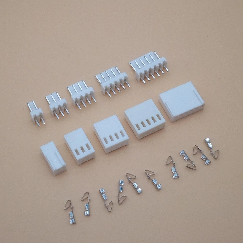 10 Set KF2510 Kits Connector2.54mm Pitch 2/3/4/5/6P Straigh Pin Header+Housing+Crimp 2510