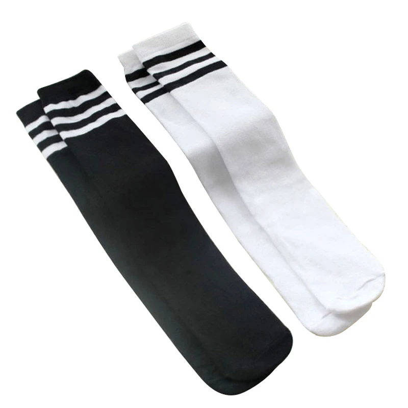 2 Pairs/Lot Child Socks for Kids Girls Boys Knee High Socks Toddler Children School Football Sports Striped Sock 1-15 Years