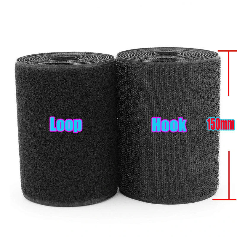 150 mm Width velcros no adhesive hook loop fastener tape sewing magic tape sticker velcroing strap couture clothing accessories