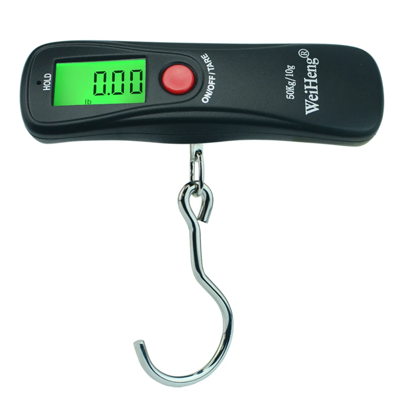 Handled digital Luggage Scale 110lb/ 50kg mini pocket scale for Travel fishing Weigh Suitcase Bag Baggage Scale