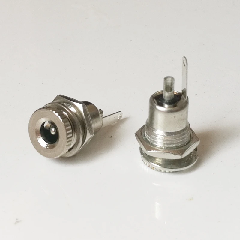 5.5mm x 2.1mm 5.5mm x 2.5mm DC Power Jack Socket Female Panel Mount Connector