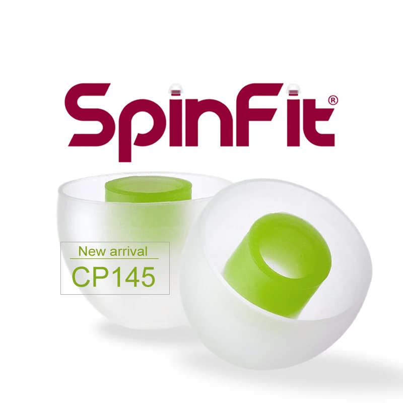 SpinFit CP145 In-ear Earphone Patented 360 Degree Free Rotation Ear Tips Silicone Eartip 4.5mm Nozzle Dia CP100M CP100L/S CP800M