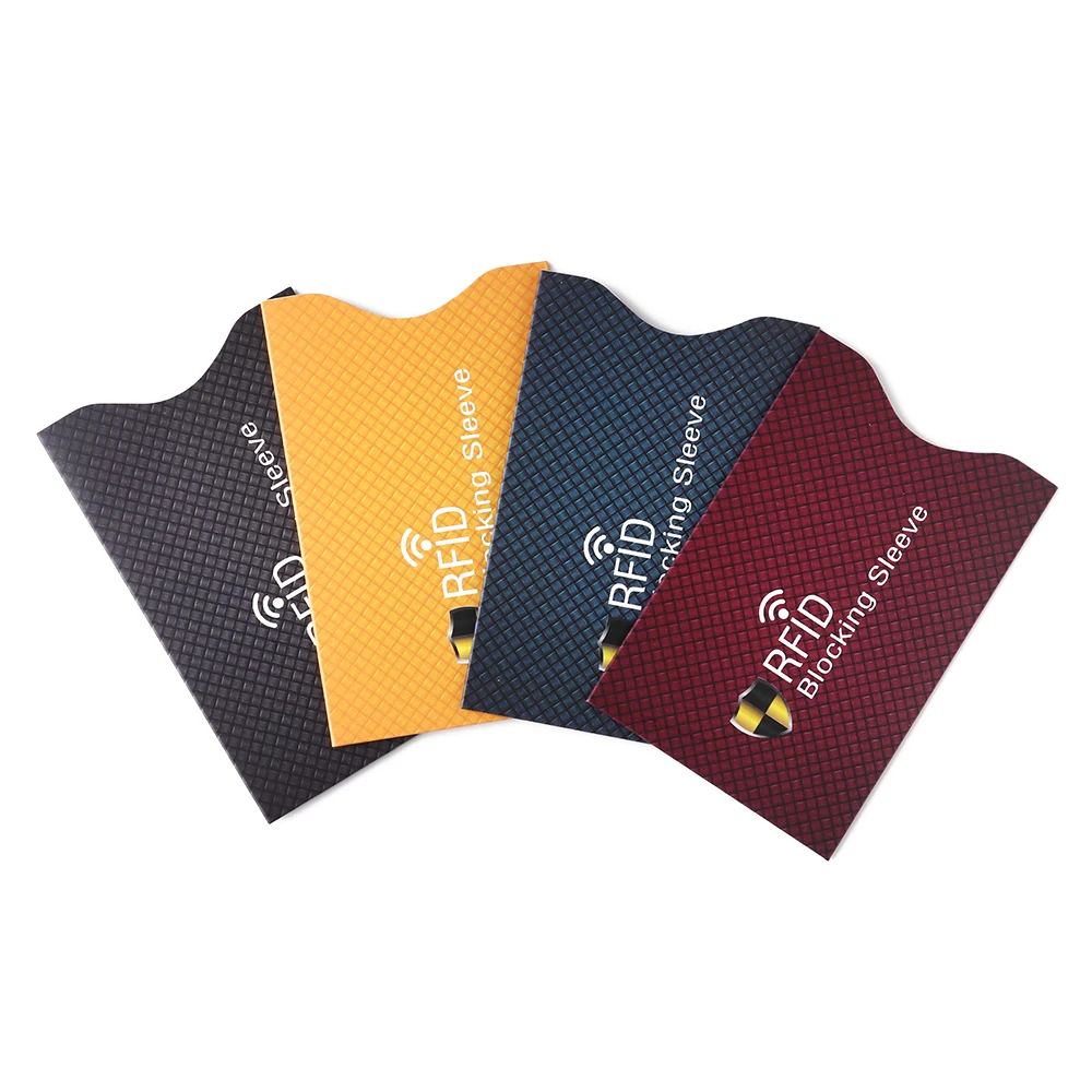 5Pcs Anti Theft for RFID Credit Card Protector Blocking Cardholder Sleeve Skin Case Covers Protection Bank Card Case New