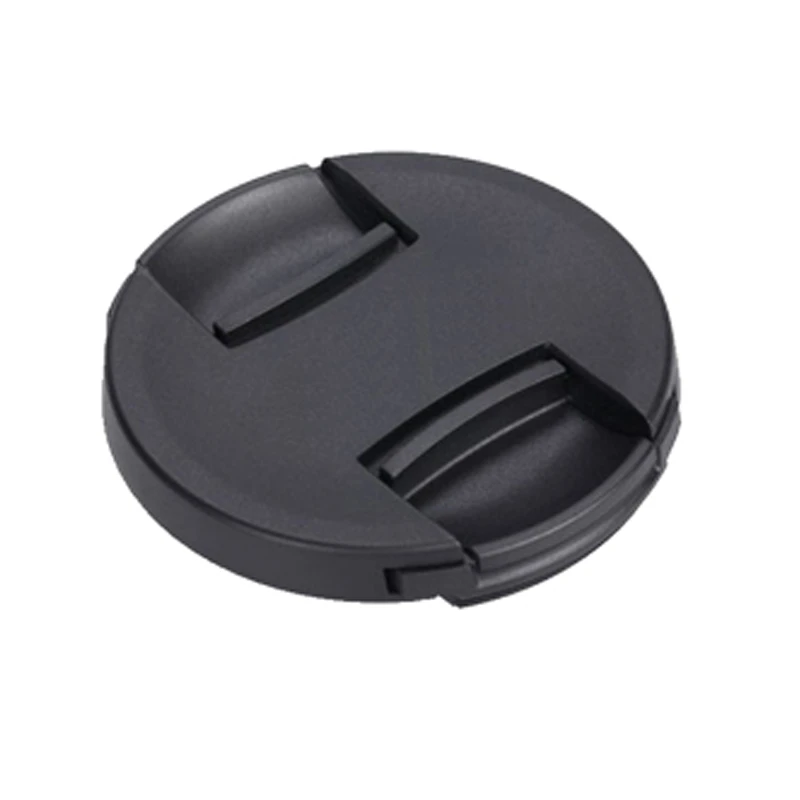 1pcs High-quality 49 52 55 58 62 67 72 77 82mm center pinch Snap-on cap cover for canon camera Lens