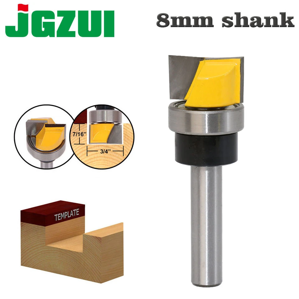 1PC Hinge Mortise/Template Router Bit - 3/4