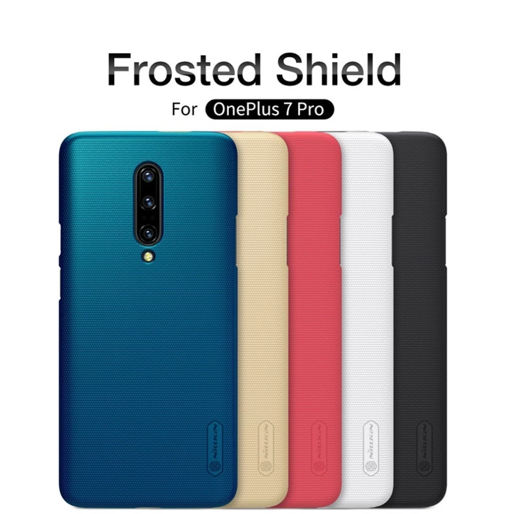 Nillkin For OnePlus 7 Pro Case Cover Nillkin Frosted Shield Hard PC Back Phone Cover For OnePlus 7