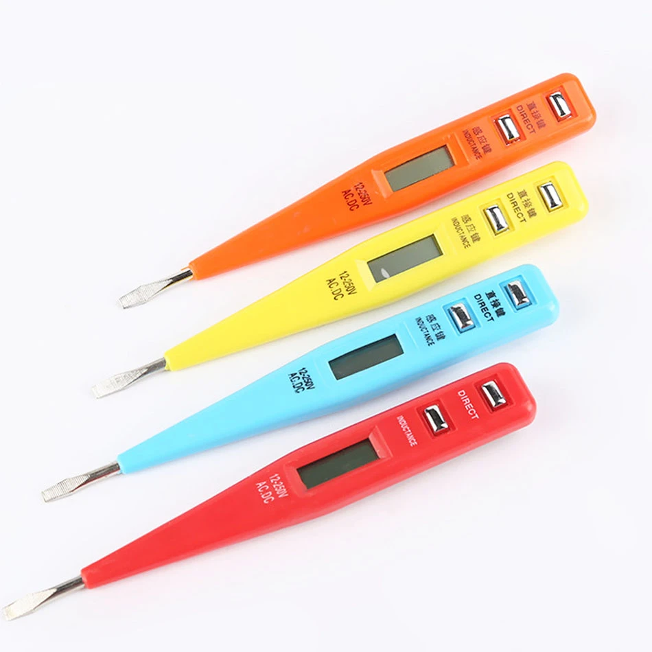 Digital display electric pencil multifunctional voltage test pen inductive measuring pen electric tool screw driver tools