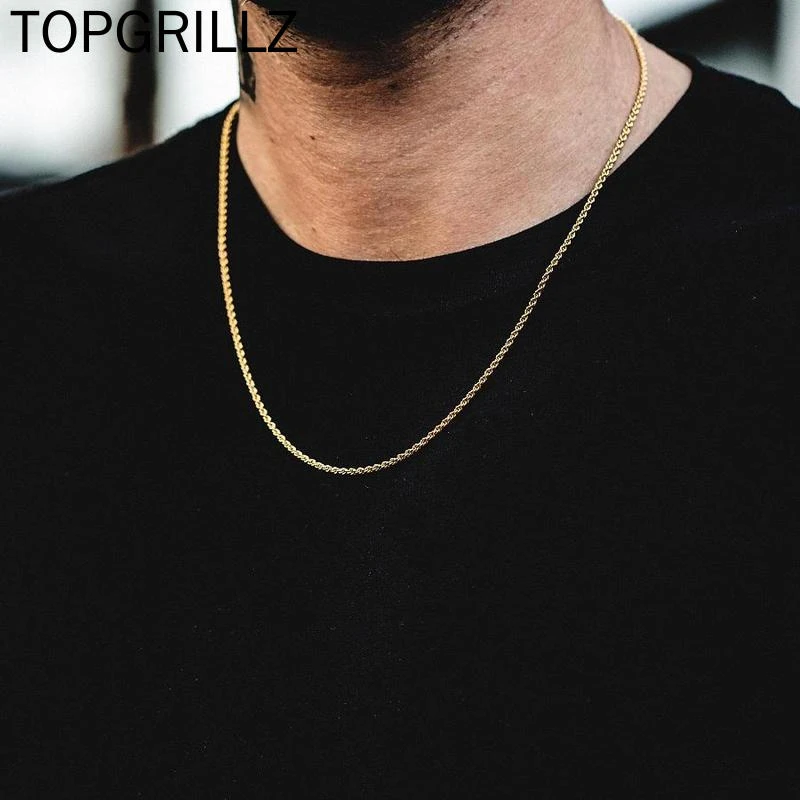 TOPGRILLZ Hip Hop Rapper's Chain 3mm 18