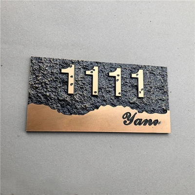House number Acrylic community number plate home property house number plate hotel hotel door stickers room number floor card