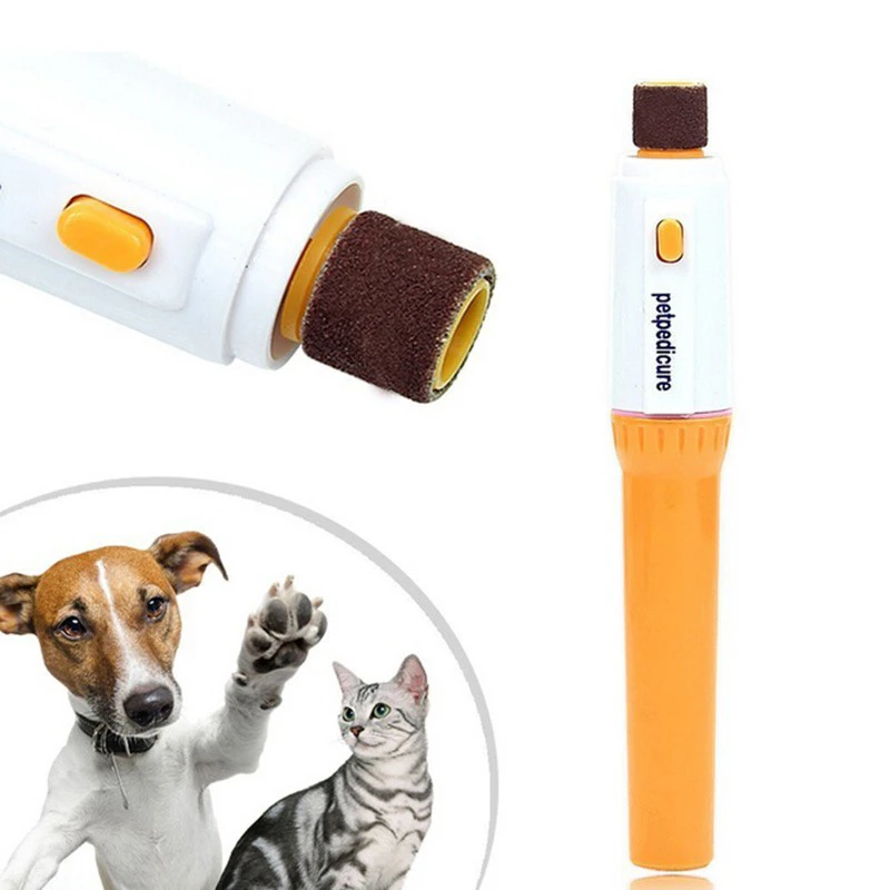 Pet Pedicure Tools Care File Electric Automatic Pet Grinder Pet Cat Puppy Paw Claw Toe Nail Grinder Grooming Trimmer Clipper