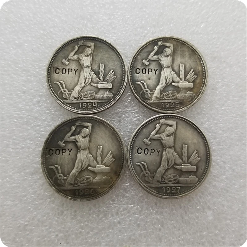 1924,1925,1926,1927 RUSSIA 50 kopeks Copy Coin commemorative coins-replica coins medal coins collectibles