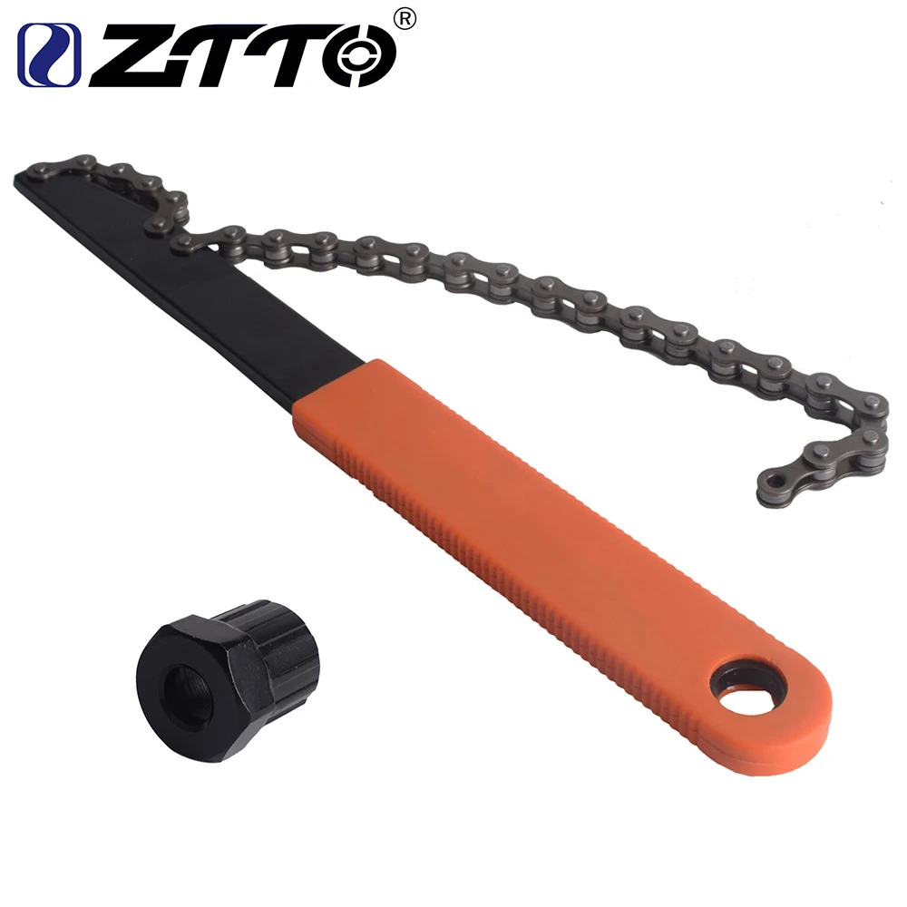 ZTTO High Quality Bicycle Freewheel Turner Chain Whip Cassette Sprocket Remover Tool Kit Freewheel Repair Tools Freewheel Tool
