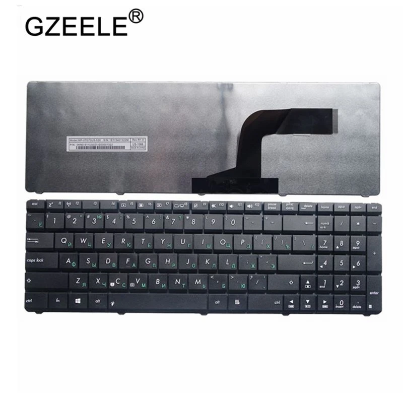 GZEELE russian NEW Keyboard For Asus N50 N53S N53SV K52F K53S K53SV K72F K52 A53 A52J G51 N51 N52 N53 G73 Laptop keyboard RU