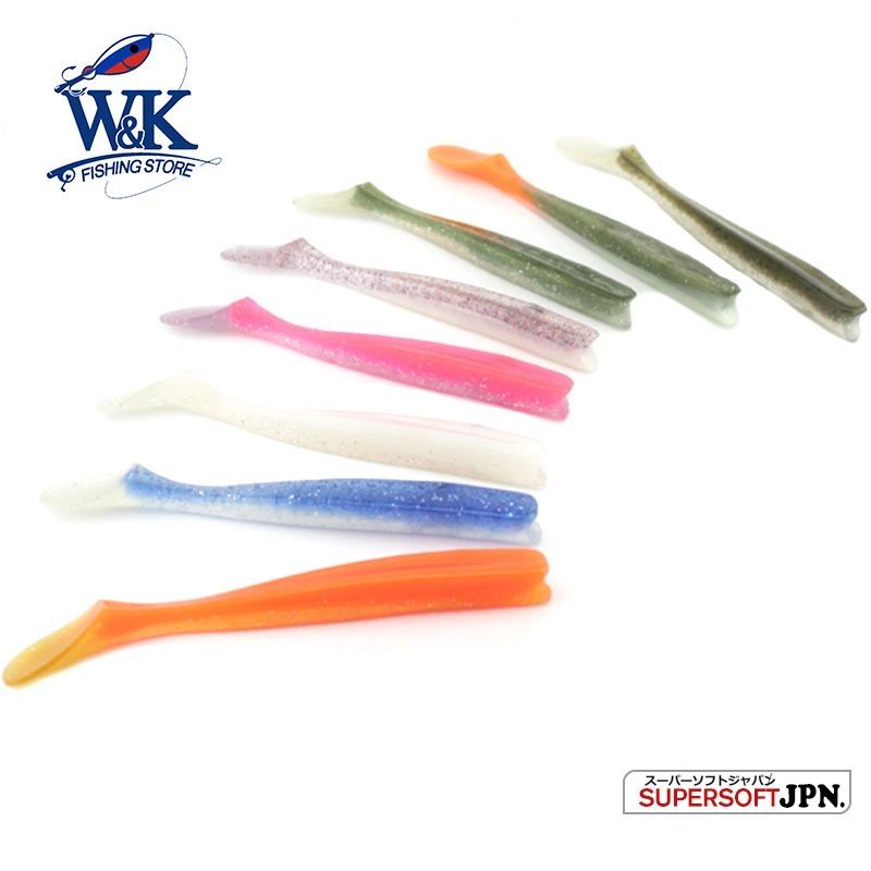 Pike Fishing Baits at 14cm 4pcs/lot Silicone Tyle Soft Vinyl Lures Inshore Saltwater Soft Baits with Big Paddle Tail Shad Lures