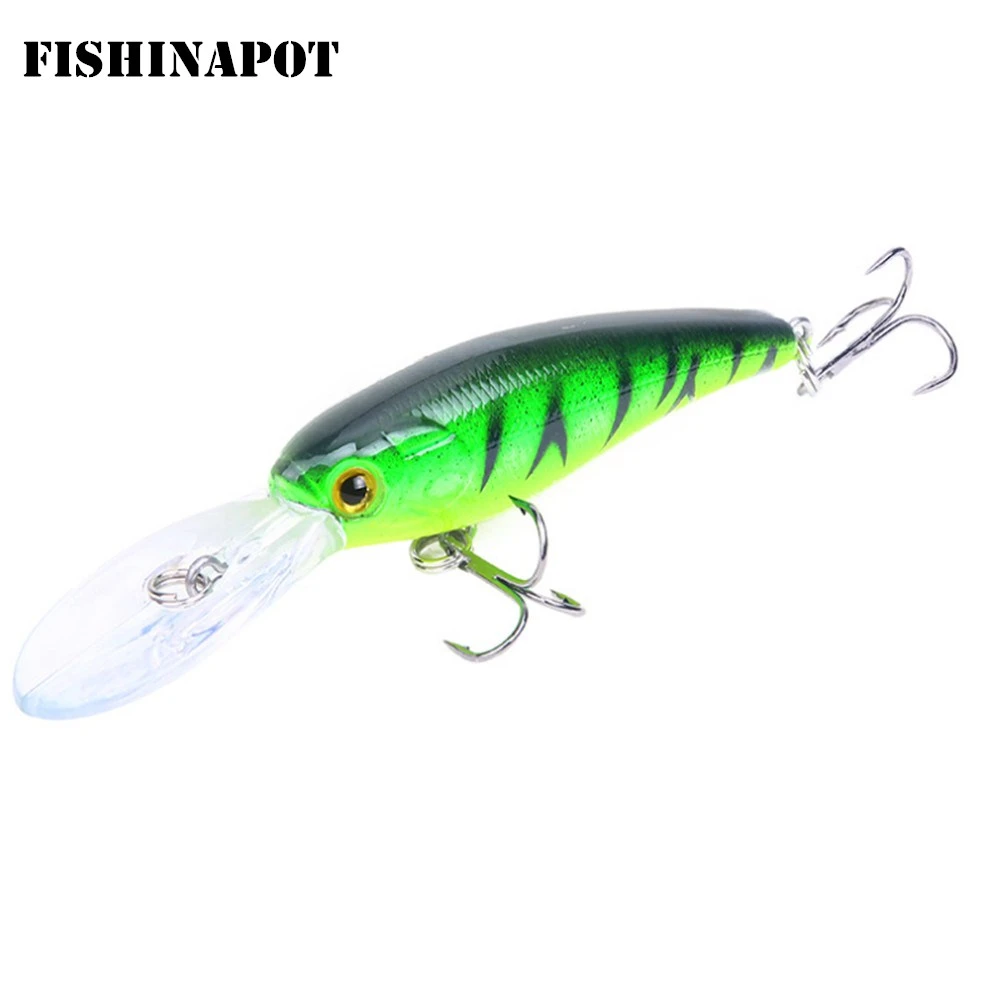 1pcs Minnow Fishing Lures Wobbler Crankbaits 9.5cm 7.2g ABS Artificial Hard Baits For Bass  Trolling Pesca Carp Fishing Tackle