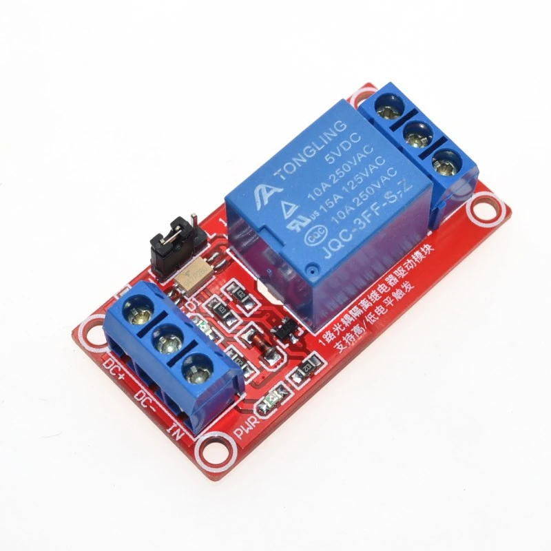 One 1 Channel 5V Relay Module Board Shield with Optocoupler Support High and Low Level Trigger