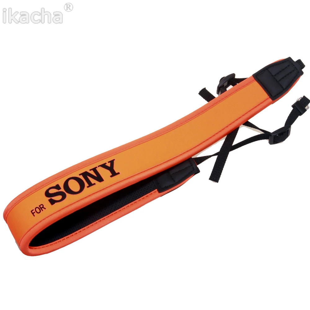 Orange Camera Shoulder Neck Strap Fit for Sony A5000 A5100 A6000 A6500 A6300 NEX-7 RX100 V A7R II WX200 NEX-C3 Camera Dslr