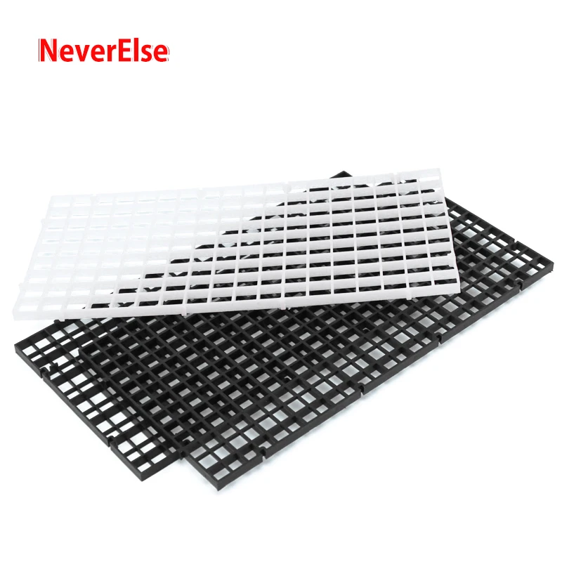 Grid Isolate Board Divider Fish Tank Bottom Filter Tray Crate Aquarium Accessories 30x15cm Filter Board Isolation Net + Sucker