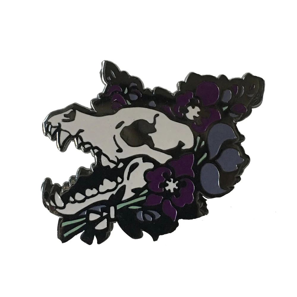 Wolfsbane Wolf Badge Brooch Hard Enamel Pin