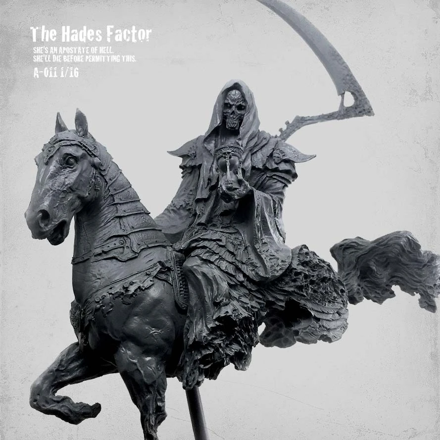 1/16 Figure Kits The Hades Factor Hell Messenger Resin Soldier Colorless And Self-assembled  A-011