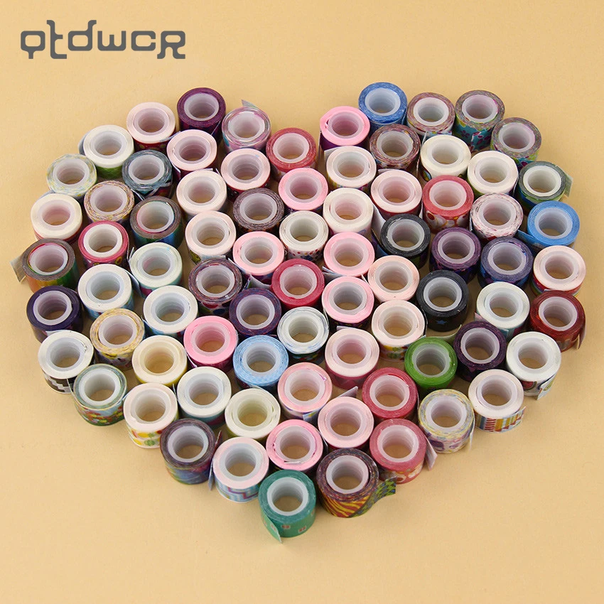 10PCS/Lot Kawaii Mini Tapes DIY Decor Scrapbooking Cartoon Sticker Masking Decoration Adhesive Tape