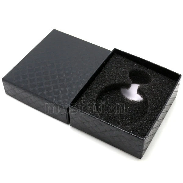10 Pcs Black Pocket Watch Box Gift Case Watch Gift Boxes Cases 8*7*3cm Gifts WB08-10