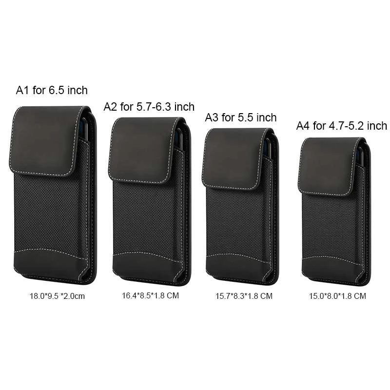 Universal 4.7-6.9 inch models cellphone Waist Bag for Nokia 6 Pouch Holster for LG ASUS Xiaomi Redmi Belt Clip phone Case