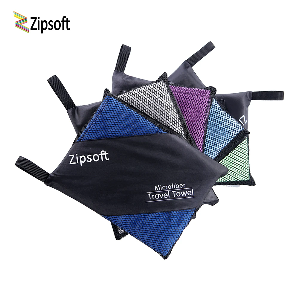 Zipsoft Brand Microfiber Beach Towel for Adult Havlu Quick Drying Travel Sports Blanket Bath Swimming Pool Camping Yoga Spa 2021