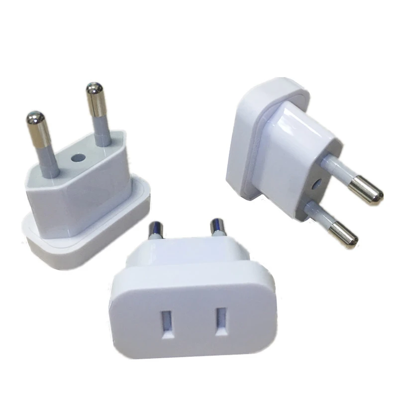1pcs Power Plug Adapter US To EU Euro Europe Plug Power Plug Converter Travel Adapter US to EU Adapter Electrical Socket