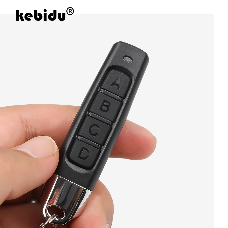 kebidu Wireless 433Mhz Remote Control Copy Code Remote 4 Channel Electric Cloning Gate Garage Door Auto Keychain