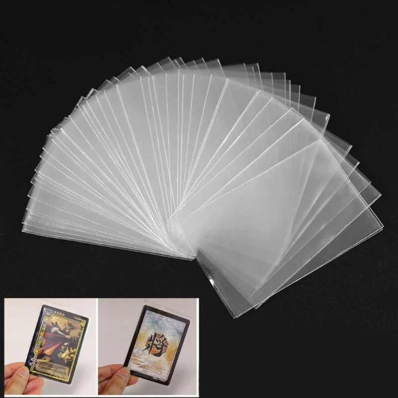 100pcs Card Sleeves Magic Board Game Tarot Three Kingdoms Poker Cards Protector Dropshipping