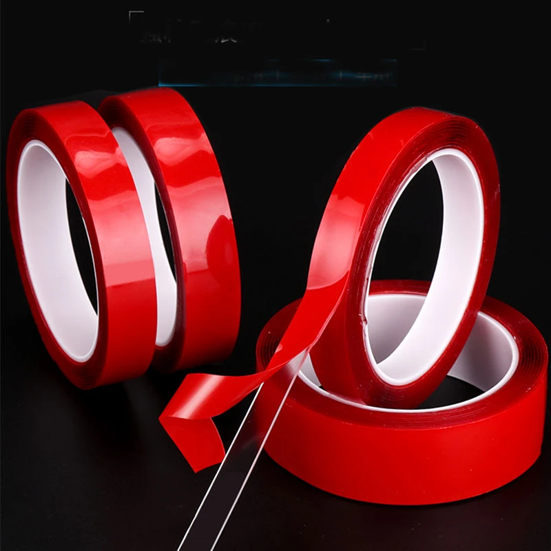 2 Rolls /1roll 3M  Double Sided Adhesive Tape Acrylic Transparent No Traces Sticker for LED strip Car Fixed Phone Tablet Fix