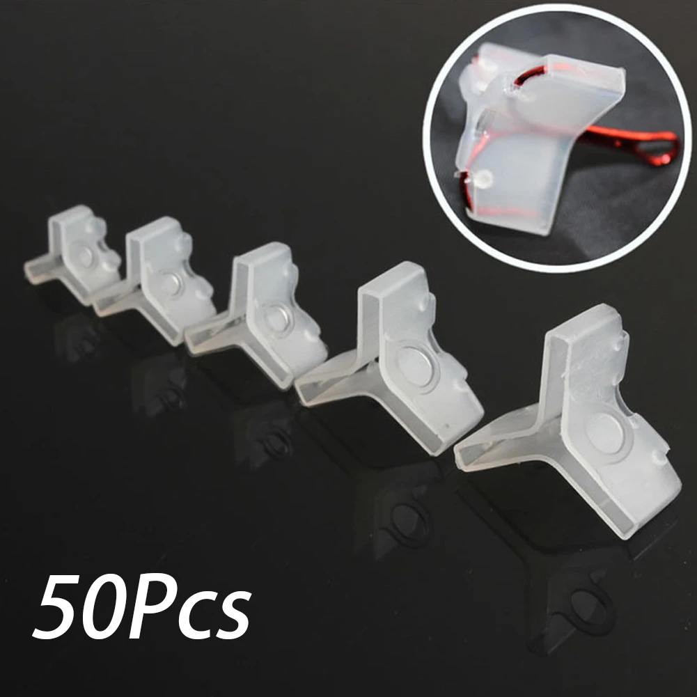 50PCS Lightweight Accessories With Slots Sleeves Tool Durable Protector Caps Fishing  Out Hook Cover Safety Treble