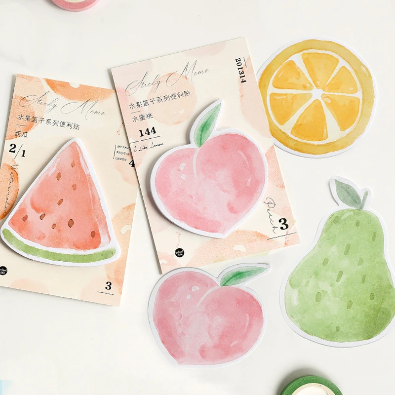 Creative fruit Party watermelon Memo Pad N Times Sticky Notes Memo Notepad Bookmark Gift Stationery