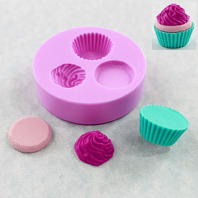 Silicone Molds Ice Cream Shape Chocolate Molds Food Grade Baking Tools Fondant Mold Decoration Tools Candy Moulds Silica Gel 001