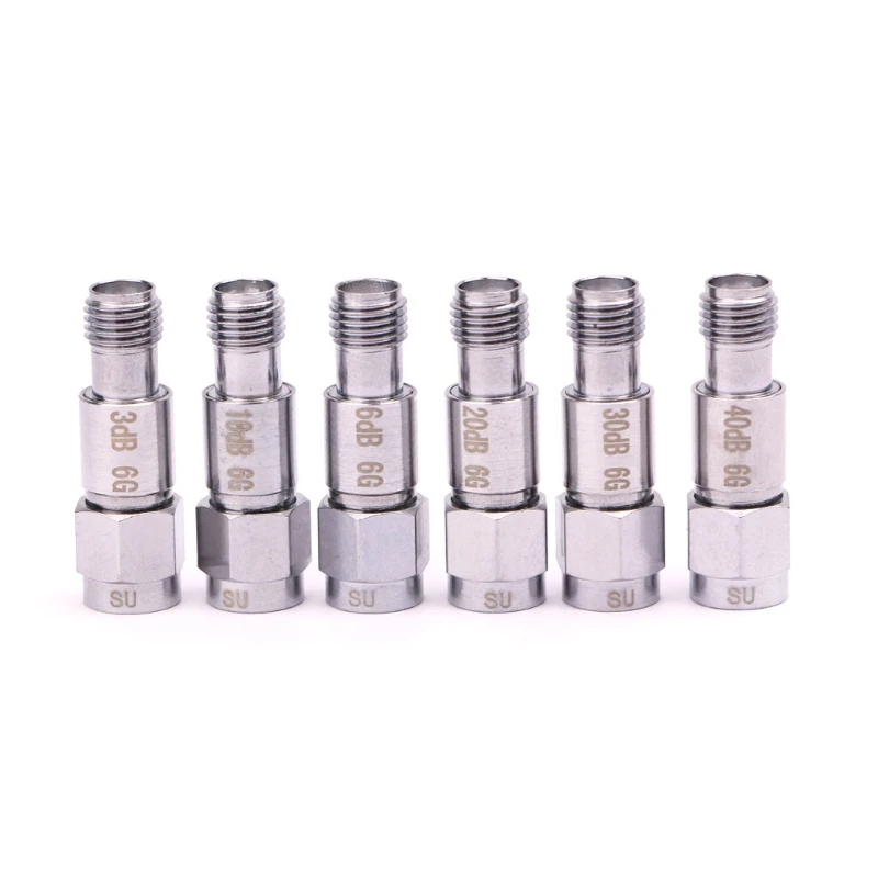 2W SMA DC-6GHz Coaxial Fixed Attenuators Frequency 6GHz SMA Fixed Connectors